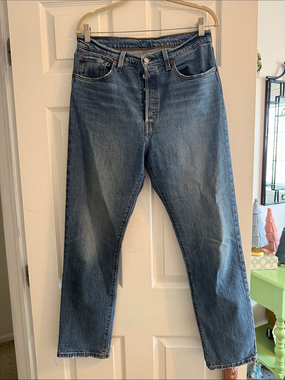 Levi's Men's Straight Blue Denim Jeans